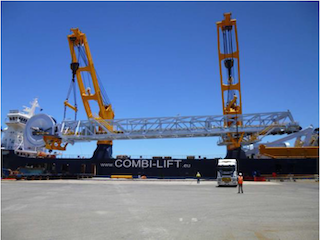 Thyssen Krupp reclaimer at Henderson, Western Australia